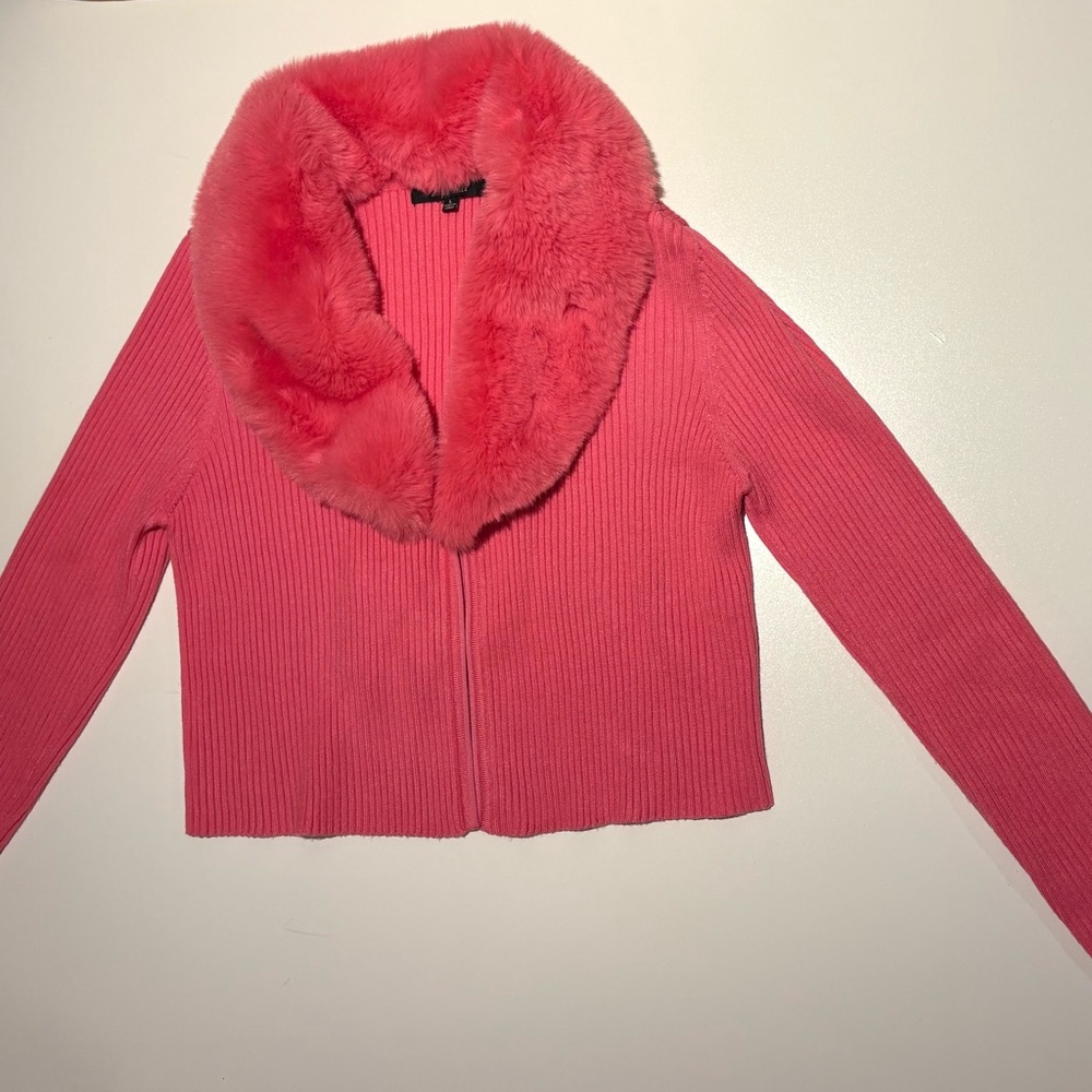 Love Tree Coral Cowl Neck Sweater